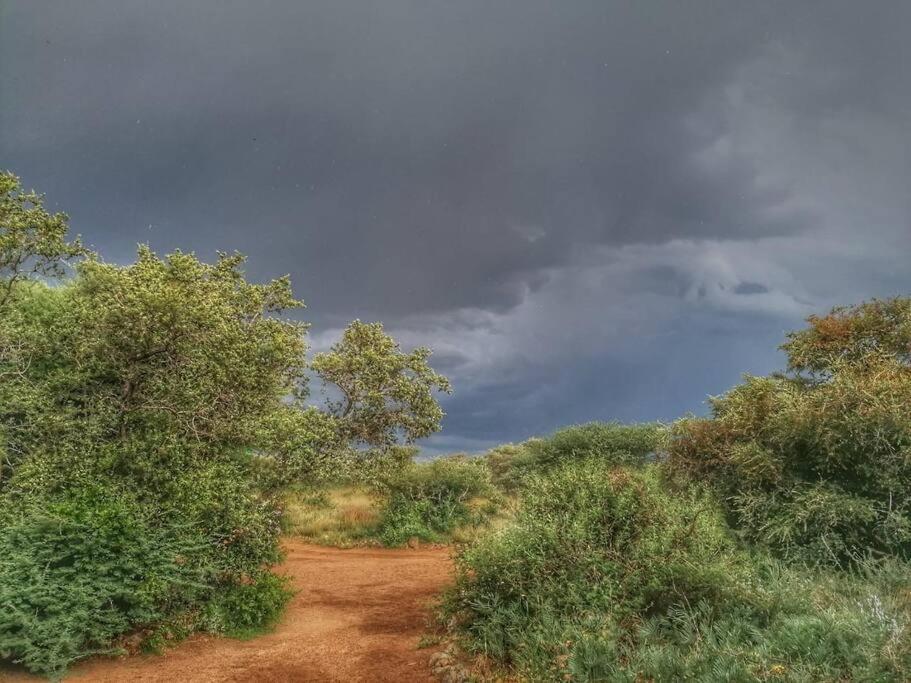Hackberry House Black Thorn Cottage, Off Grid Khemsbok Bagian luar foto